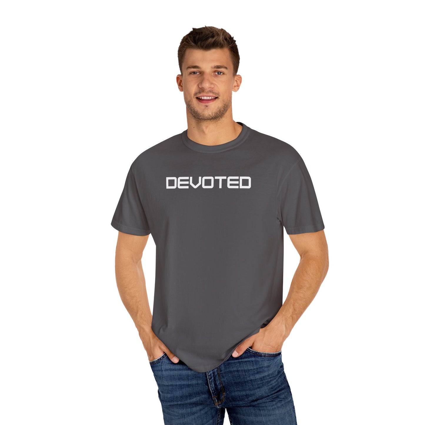DEVOTED Garment-Dyed Unisex T-Shirt