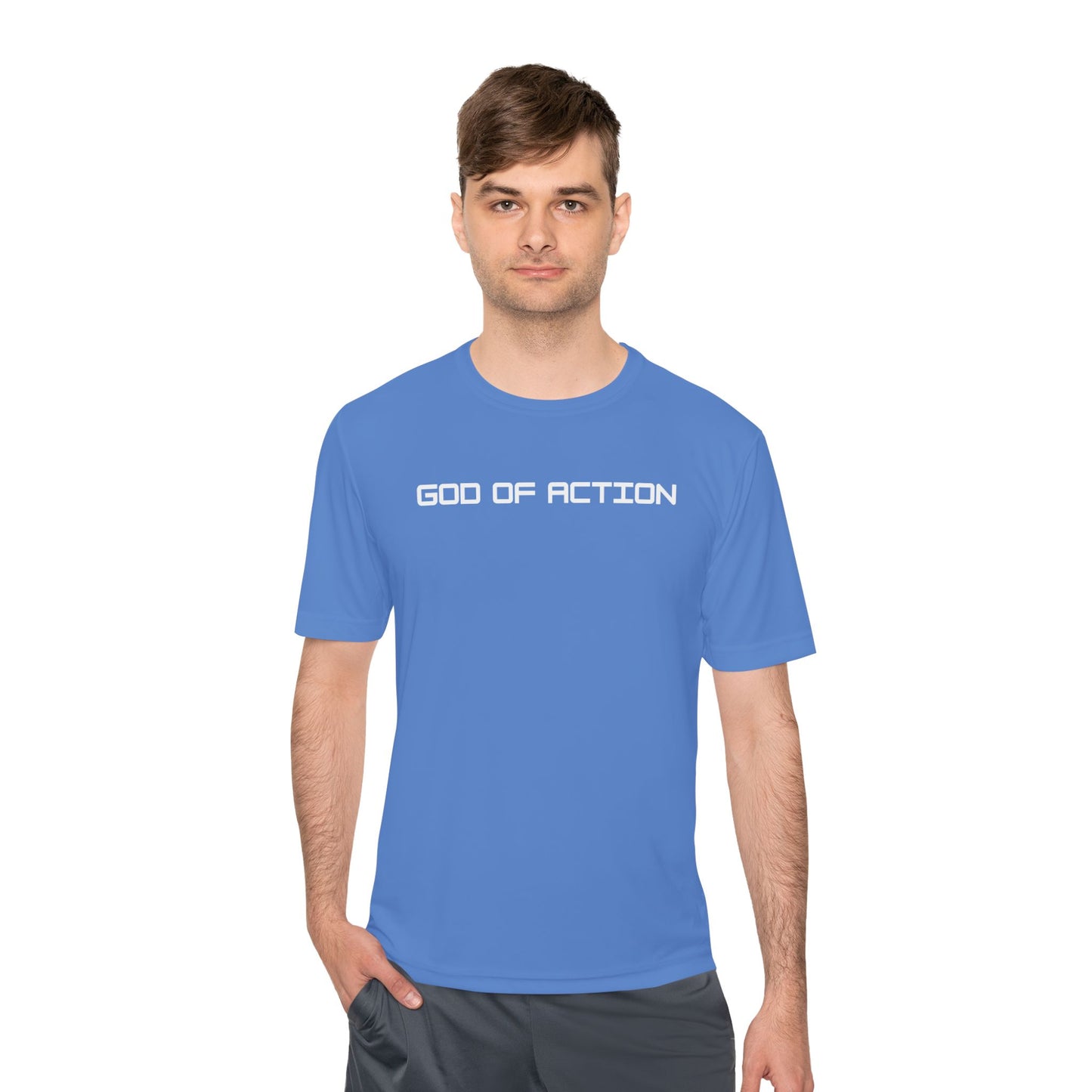 GOD OF ACTION Dri-fit Moisture Wicking Shirt