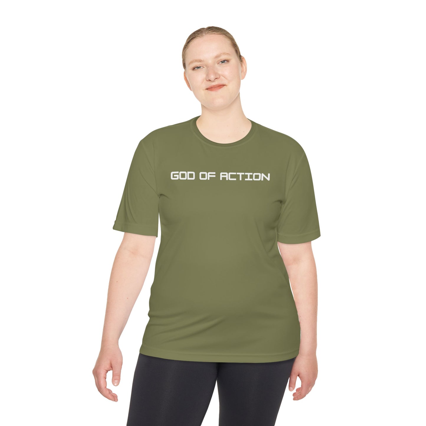 GOD OF ACTION Dri-fit Moisture Wicking Shirt