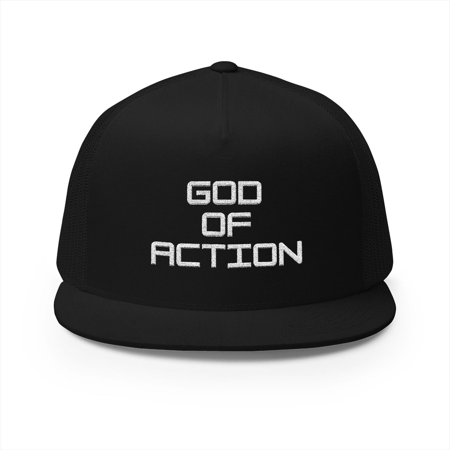 God of Action Trucker Embroidered