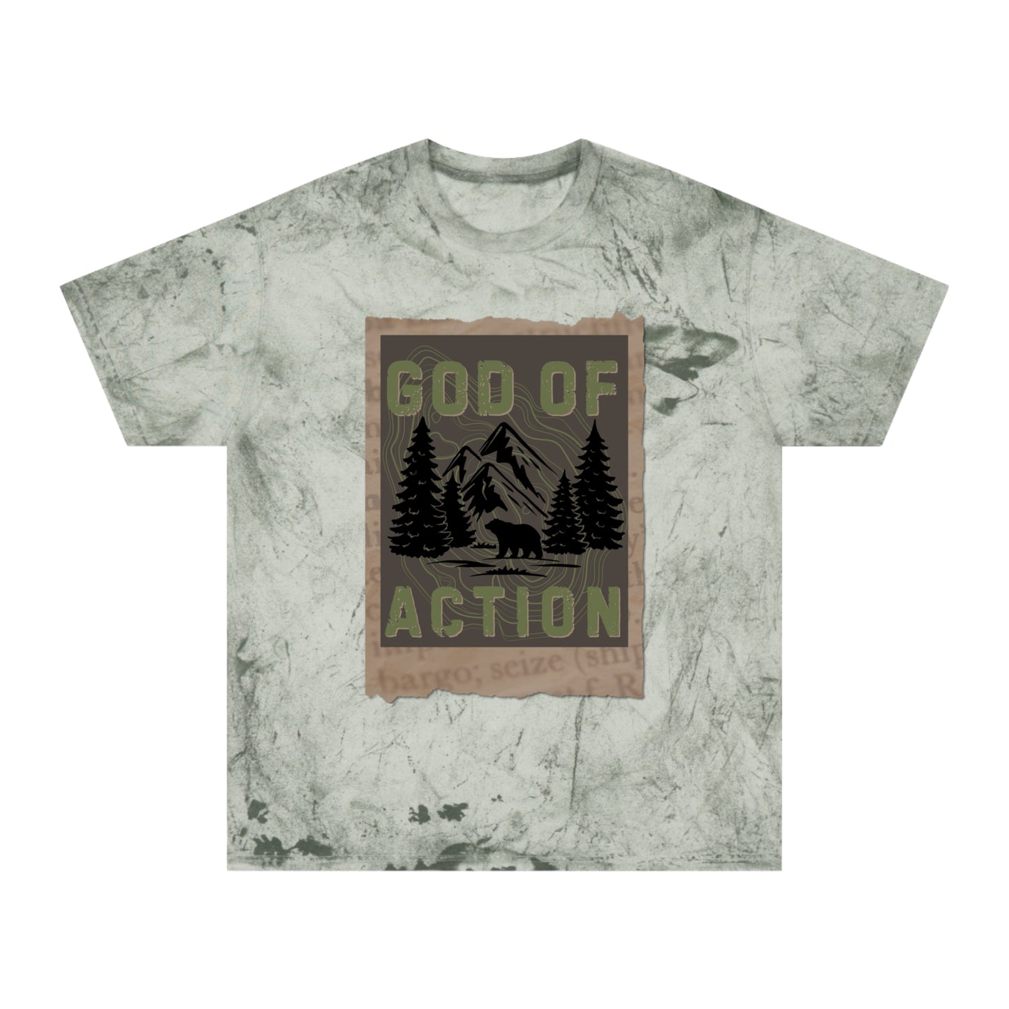 GOD OF ACTION UPCOUNTRY EDITION Color Blast T-Shirt -