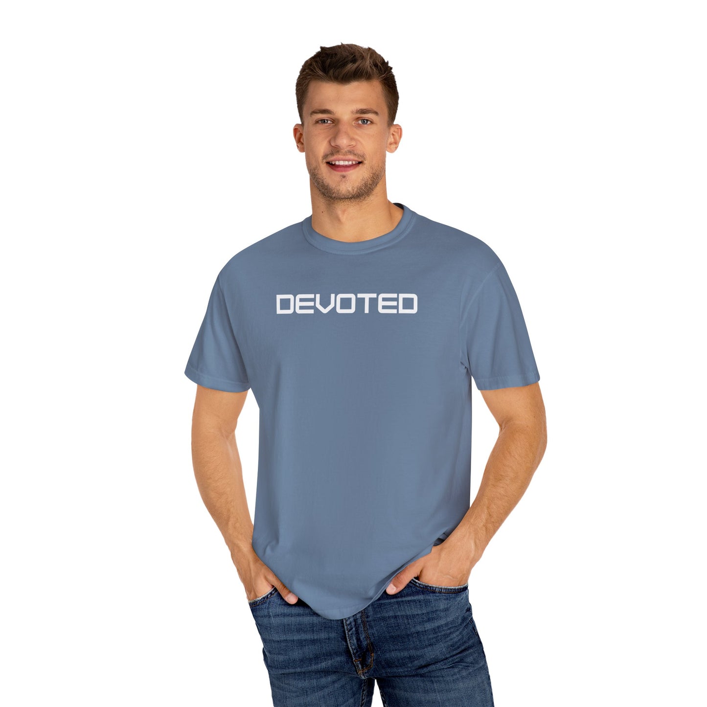 DEVOTED Garment-Dyed Unisex T-Shirt