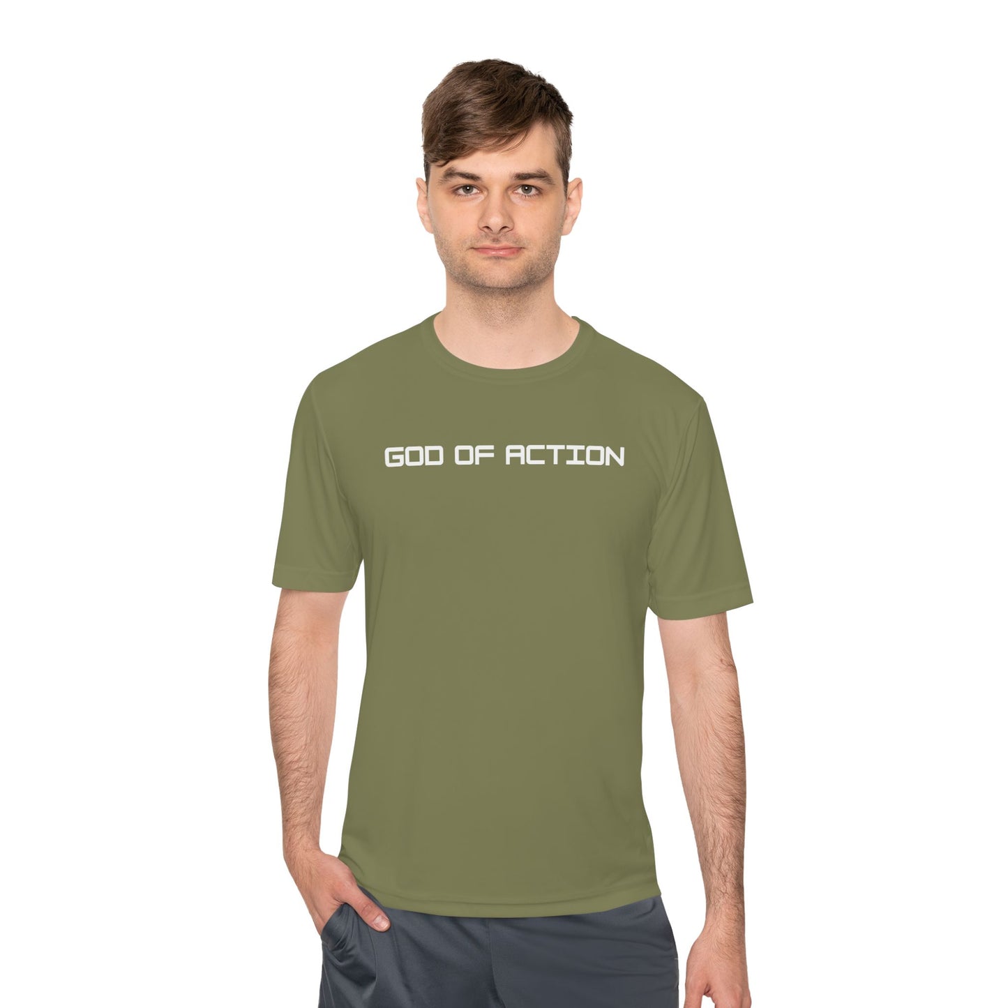 GOD OF ACTION Dri-fit Moisture Wicking Shirt
