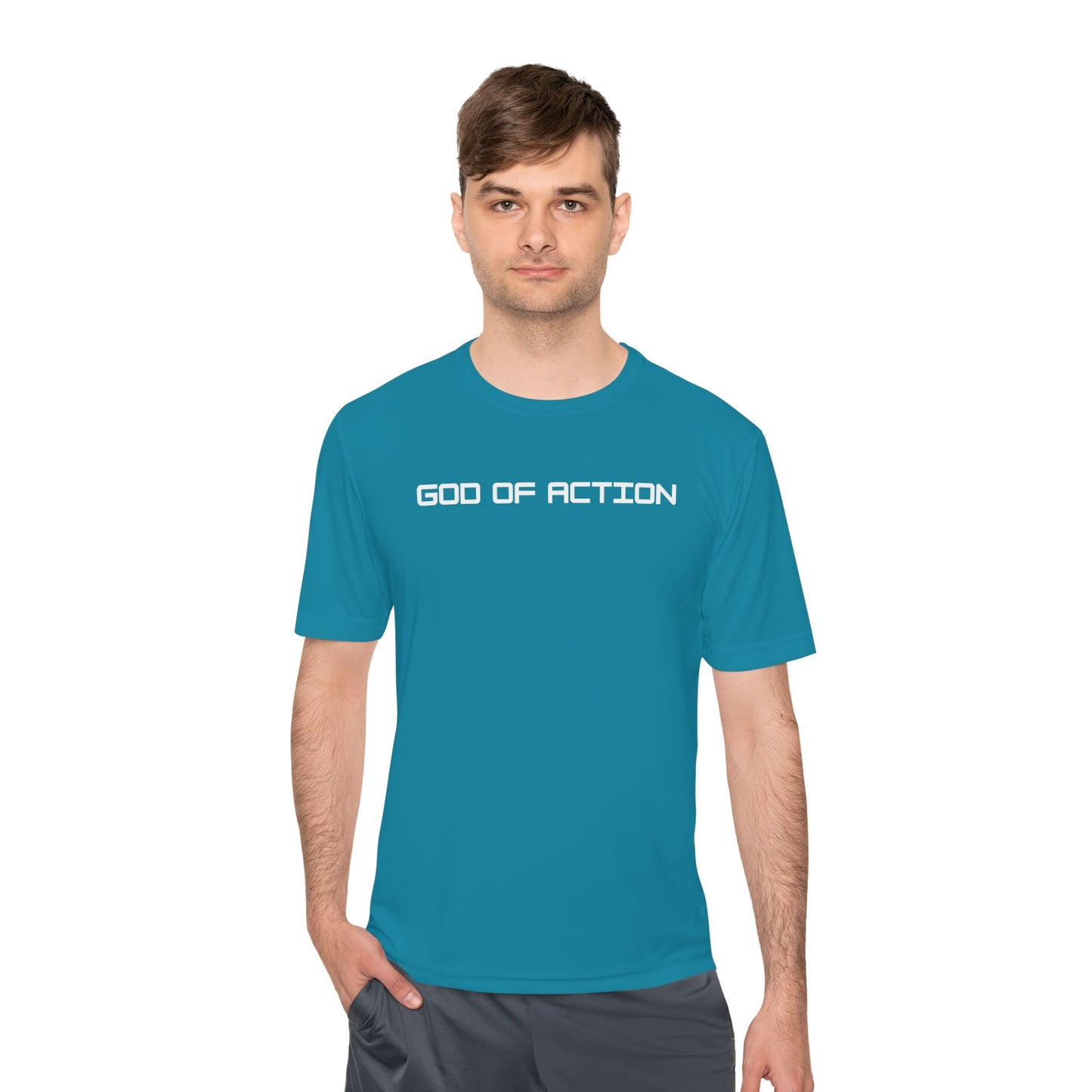 GOD OF ACTION Dri-fit Moisture Wicking Shirt