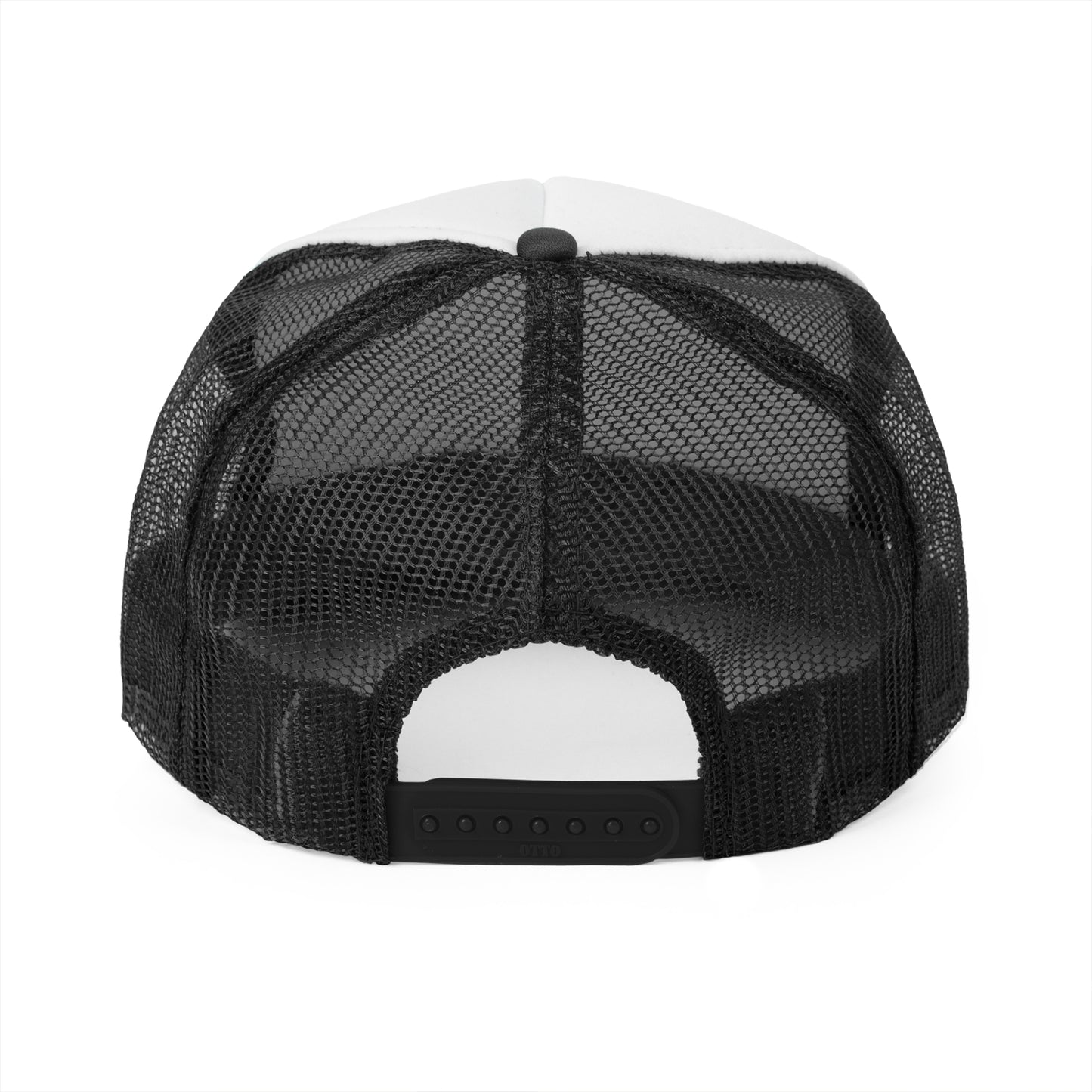 Faithful Over Famous Trucker Cap - Inspirational Black and White Hat for Faith-Focused Individuals