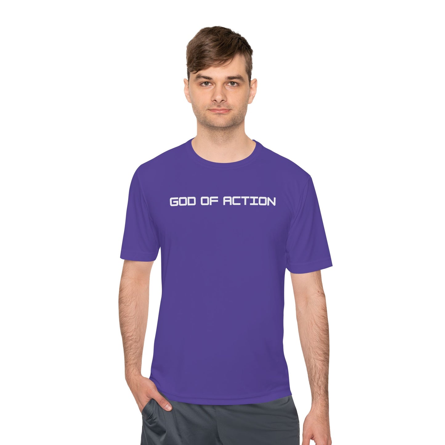 GOD OF ACTION Dri-fit Moisture Wicking Shirt