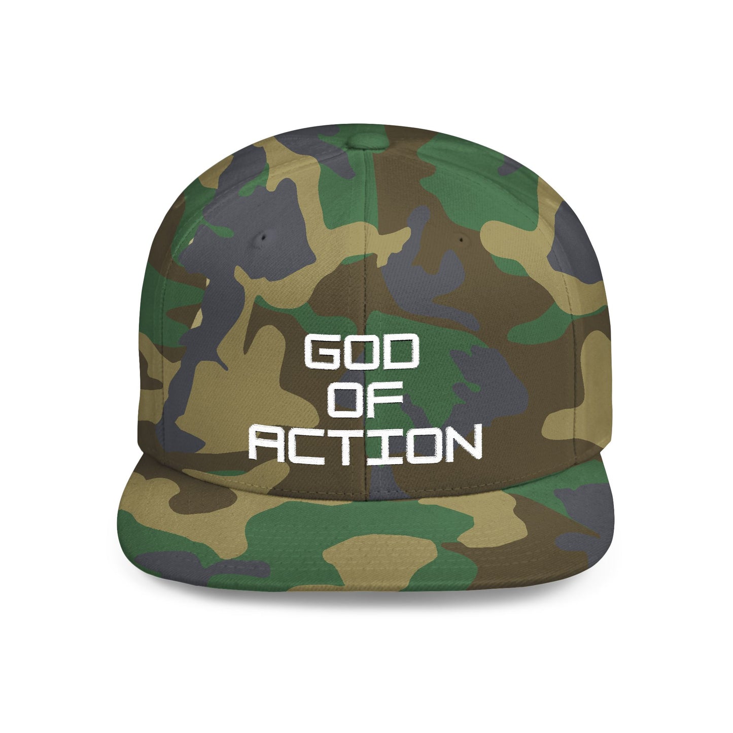 GOD OF ACTION Snap Back Hat