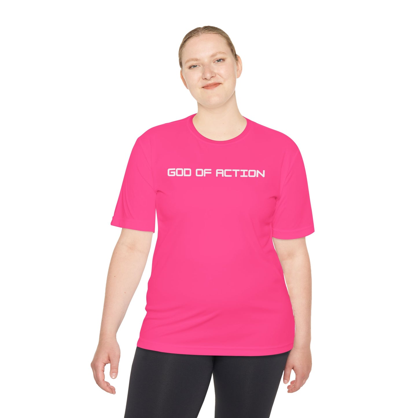 GOD OF ACTION Dri-fit Moisture Wicking Shirt
