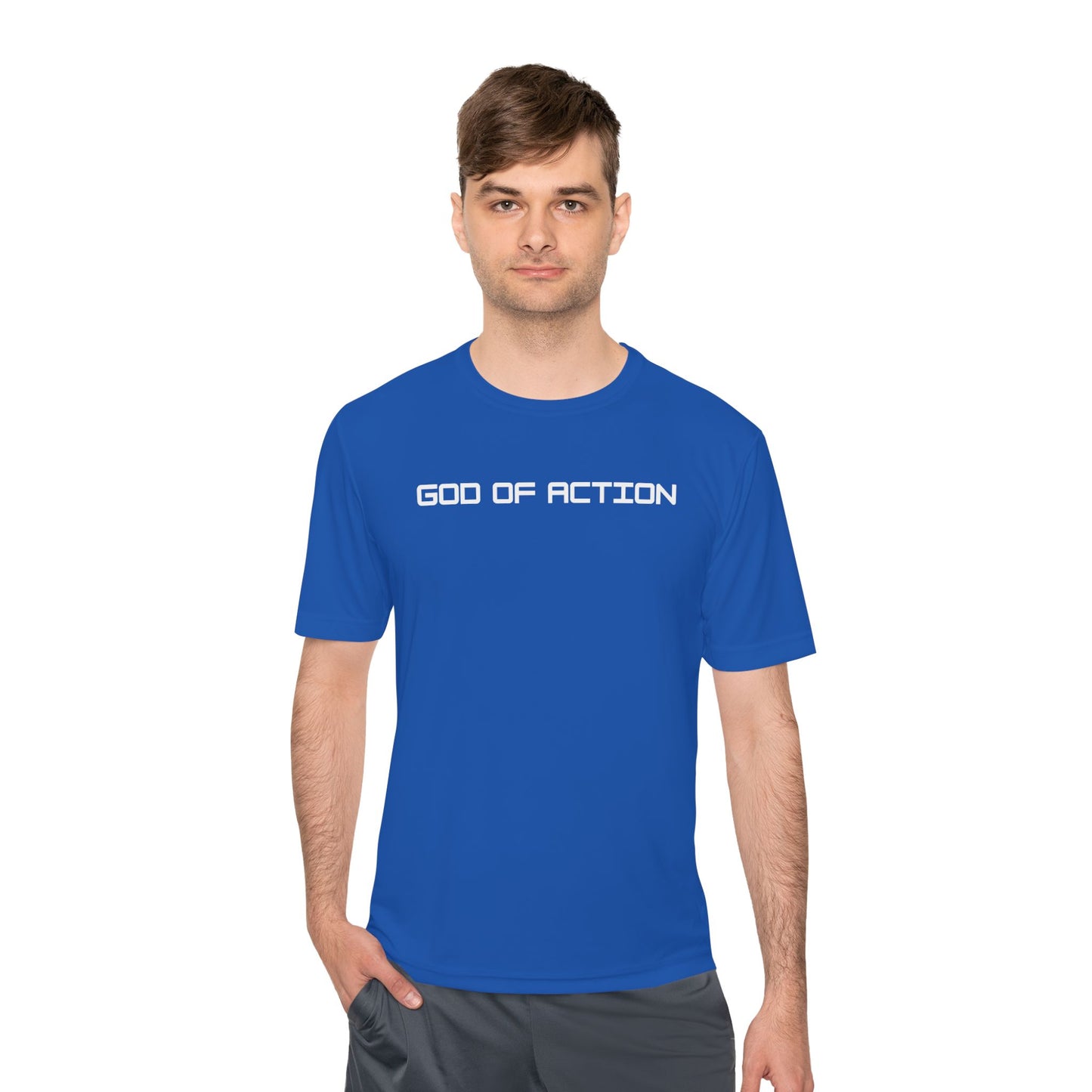 GOD OF ACTION Dri-fit Moisture Wicking Shirt