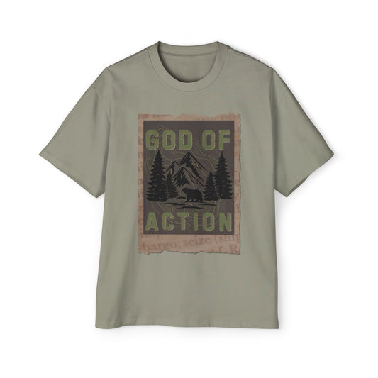 GOD OF ACTION UPCOUNTRY EDITION - Oversized Heavyweight T