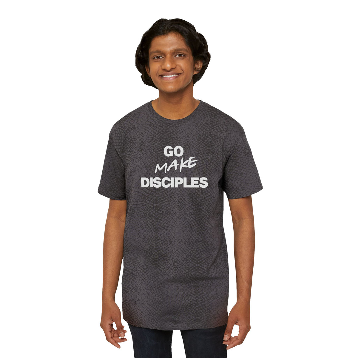 Go Make Disciples — 'In Idaho As It Is In Heaven'  - Black Camo T‑Shirt
