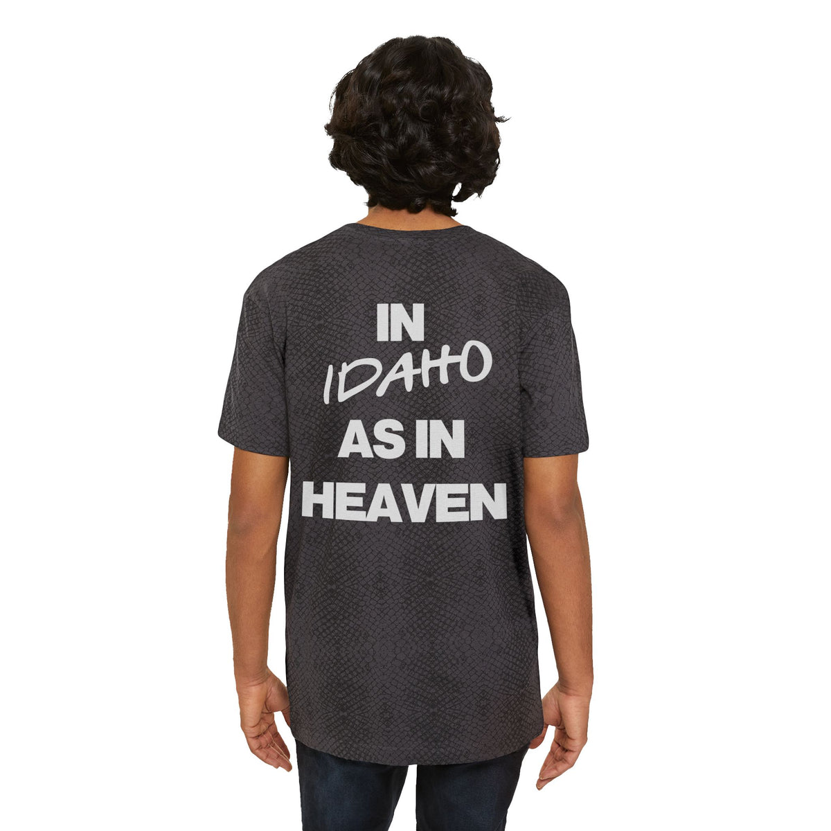 Go Make Disciples — 'In Idaho As It Is In Heaven'  - Black Camo T‑Shirt