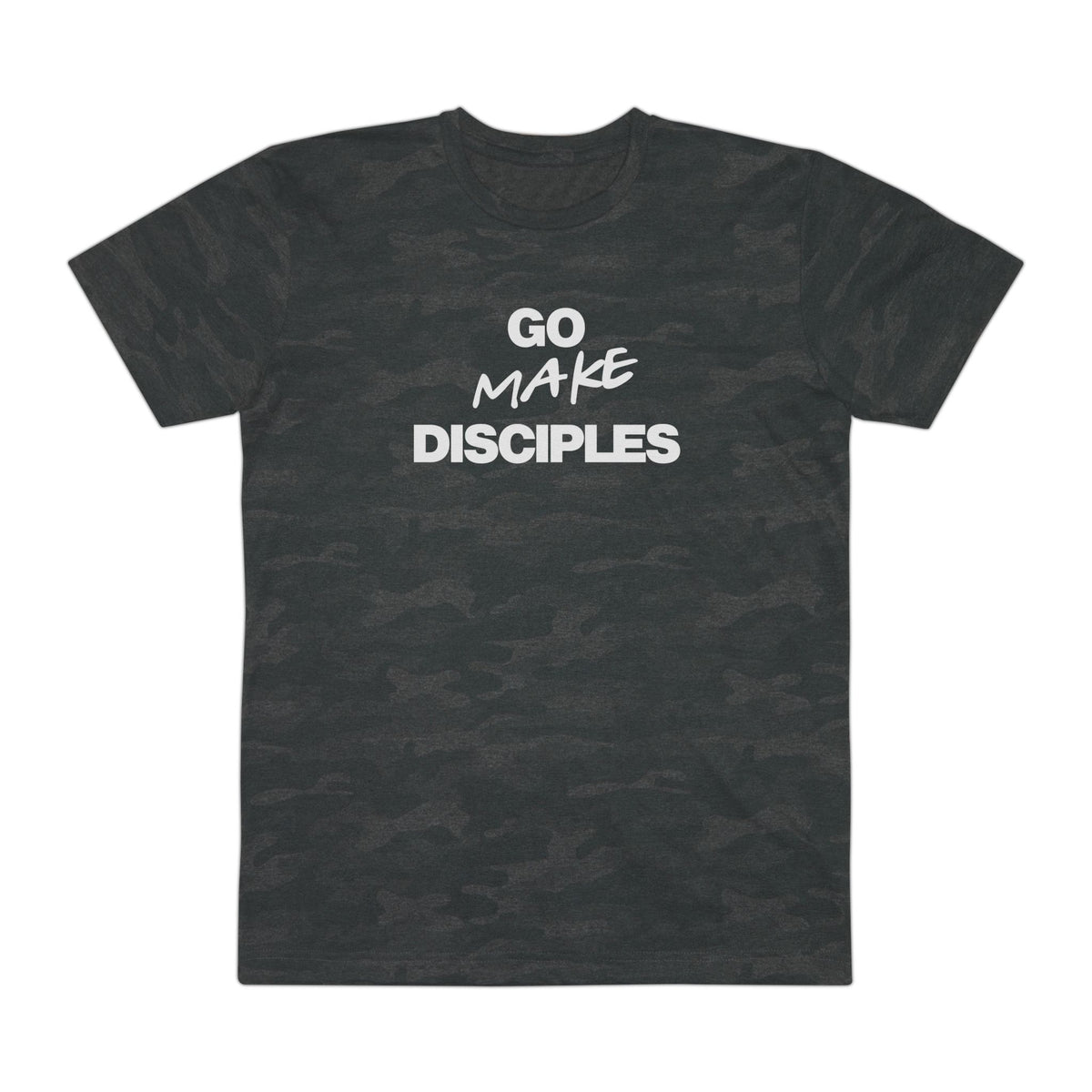 Go Make Disciples — 'In Idaho As It Is In Heaven'  - Black Camo T‑Shirt
