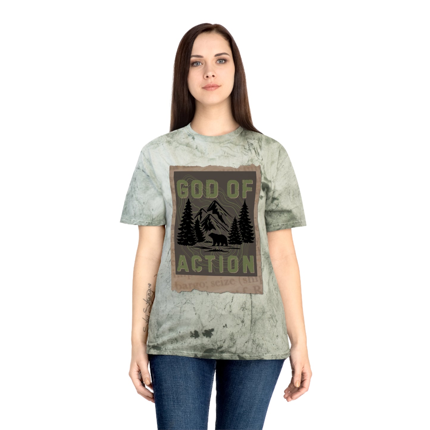 GOD OF ACTION UPCOUNTRY EDITION Color Blast T-Shirt -