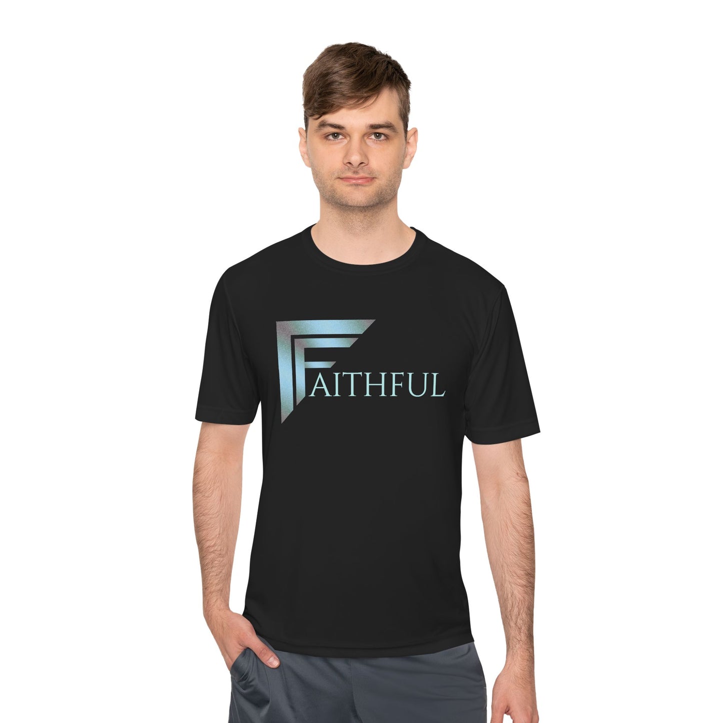 Moisture Wicking Tee - Faithful Dri-Fit Design