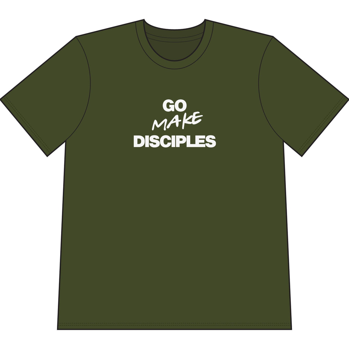 Go Make Disciples Idaho Shaka T‑Shirt — "In Idaho As In Heaven"