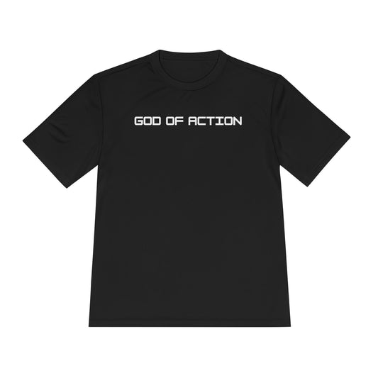 GOD OF ACTION Dri-fit Moisture Wicking Shirt