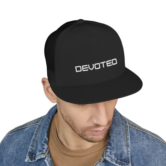 DEVOTED 5 panel Trucker Embroidered Hat