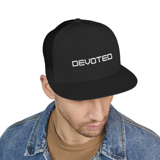 DEVOTED 5 panel Trucker Embroidered Hat