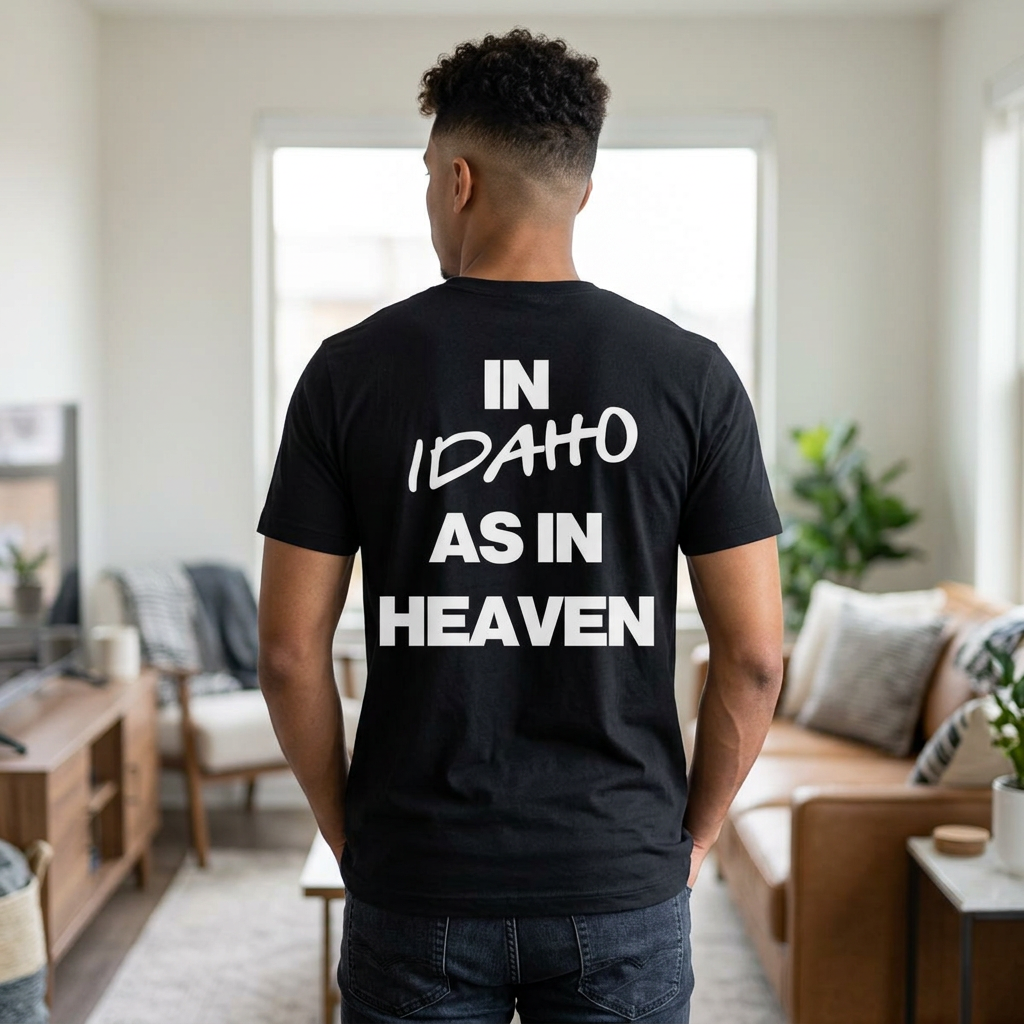 Go Make Disciples Idaho Shaka T‑Shirt — "In Idaho As In Heaven"