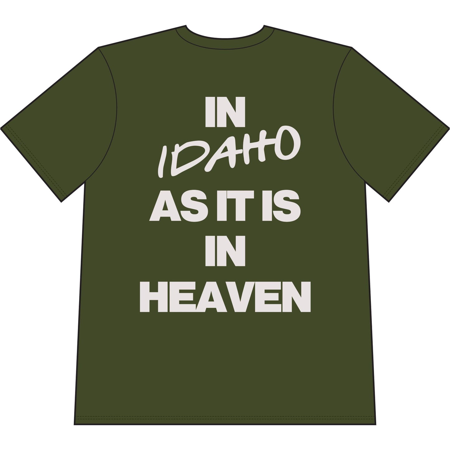 Shaka "Go Make Disciples — In Idaho As It Is In Heaven" T-Shirt