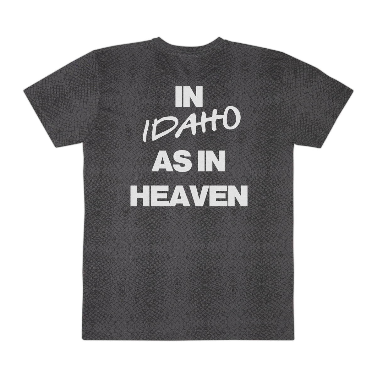 Go Make Disciples — 'In Idaho As It Is In Heaven'  - Black Camo T‑Shirt